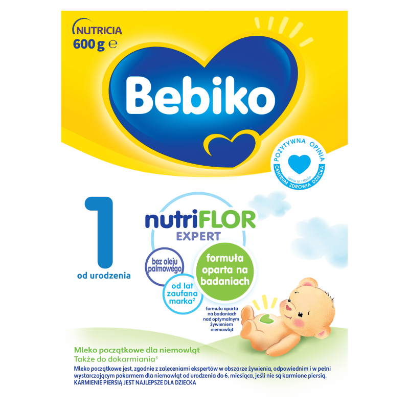 BEBIKO 1 Mleko początkowe dla niemowląt od urodzenia
