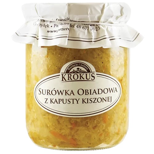 KROKUS Surówka obiadowa z kapusty kiszonej