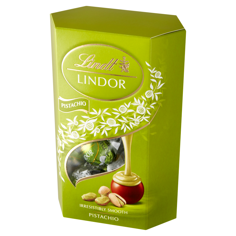 LINDT Lindor Praliny z mlecznej czekolady o smaku pistacjowym frisco.pl