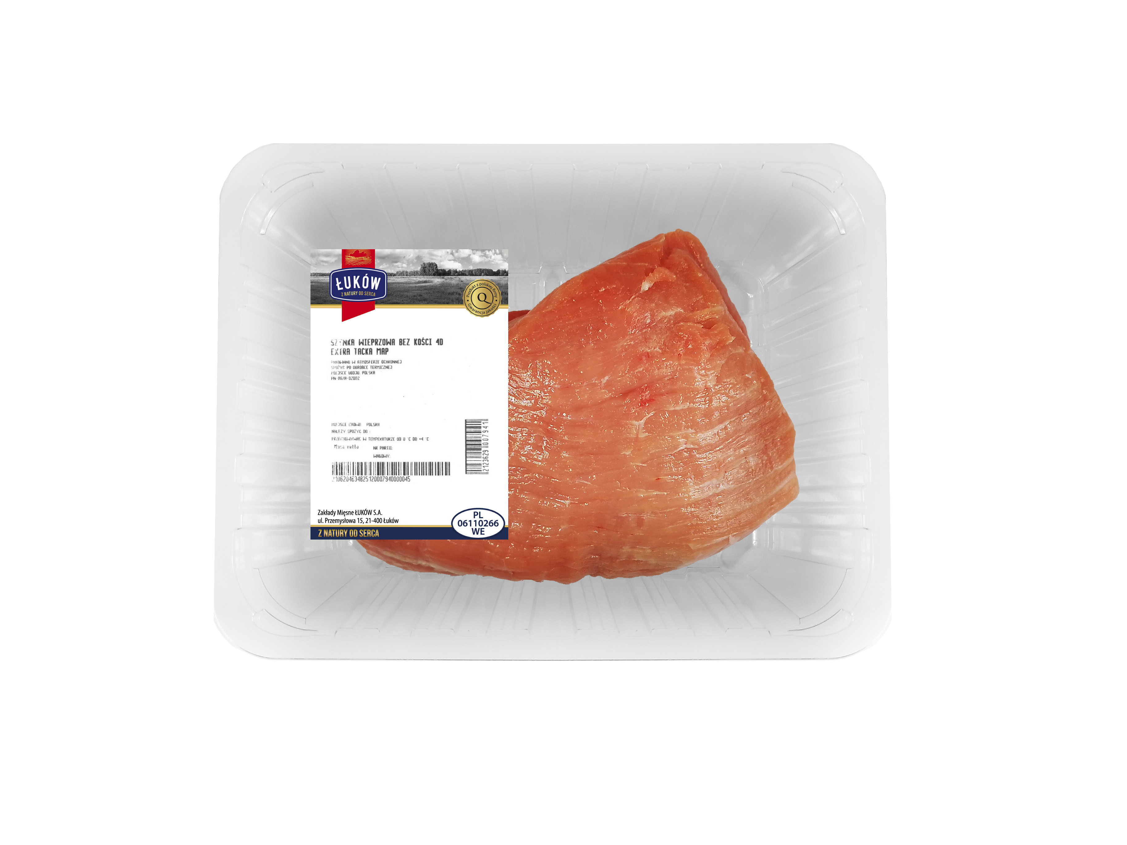 ŁUKÓW Szynka wieprzowa bez kości (800g-1200g)