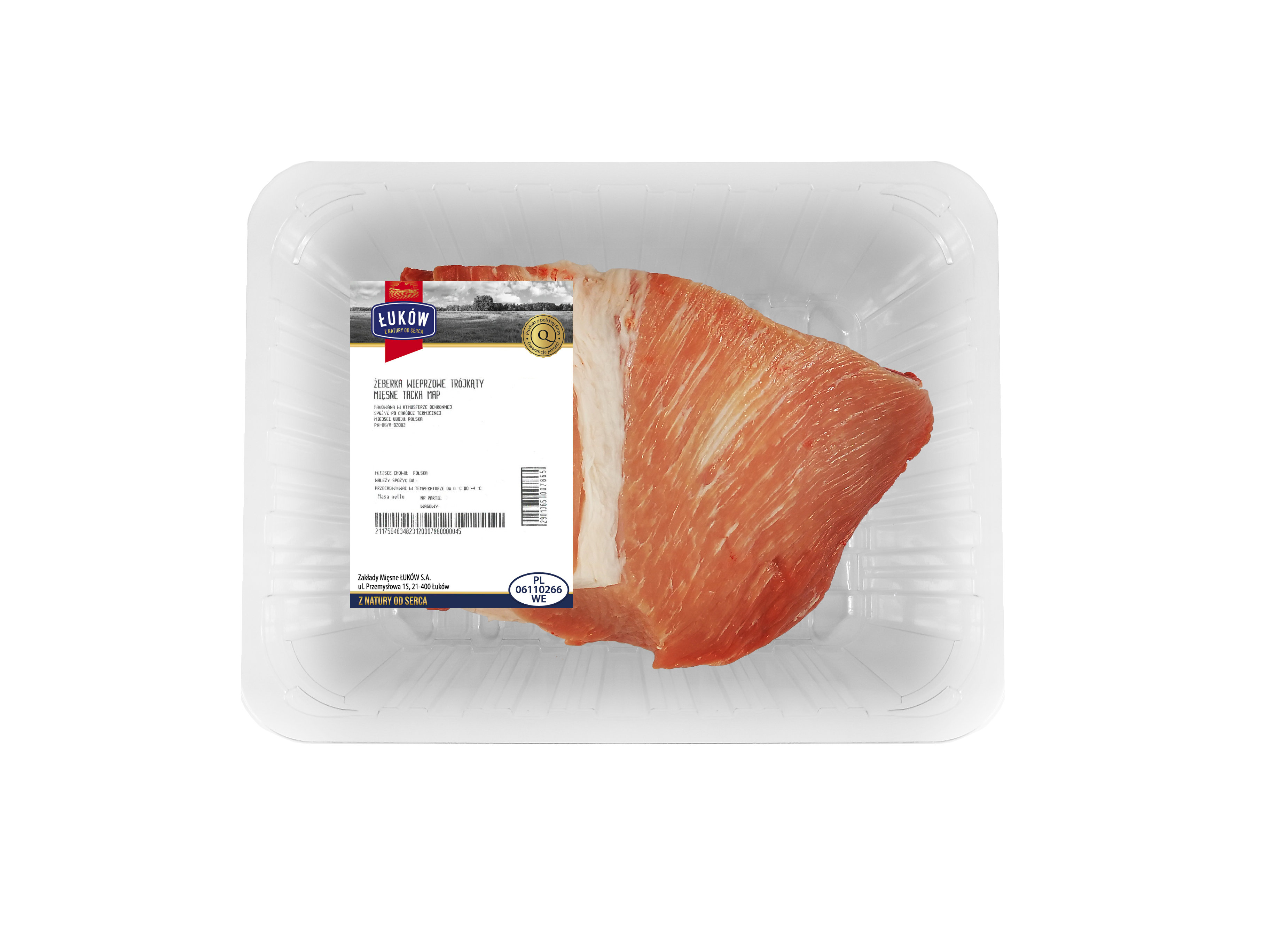 ŁUKÓW Żeberka wieprzowe trójkąty mięsne (800g-1200g)