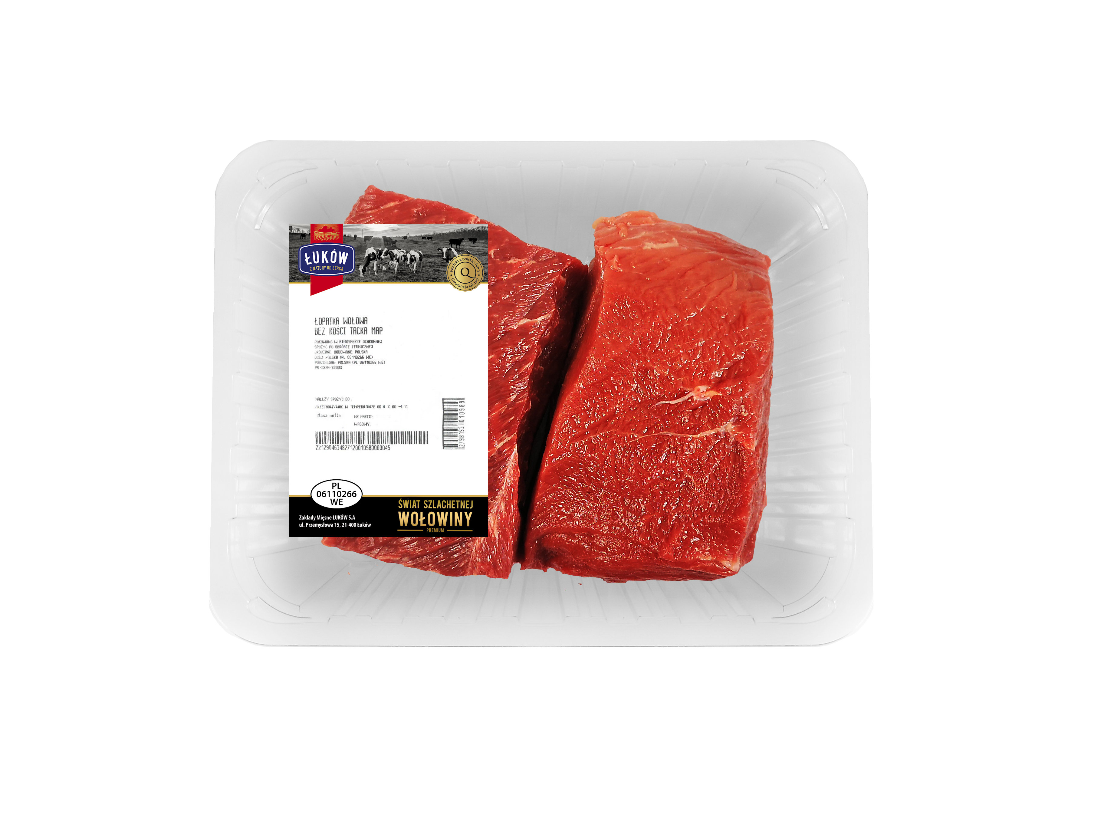 ŁUKÓW Łopatka wołowa bez kości (480g-720g)