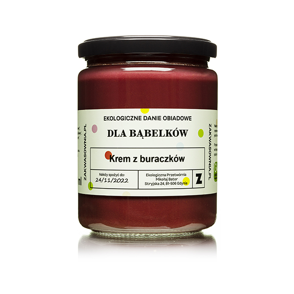 ZAKWASOWNIA Krem z buraczków dla bąbelków BIO