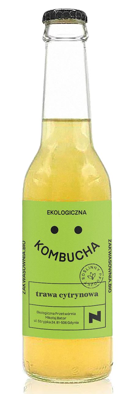 ZAKWASOWNIA Ekologiczna kombucha trawa cytrynowa