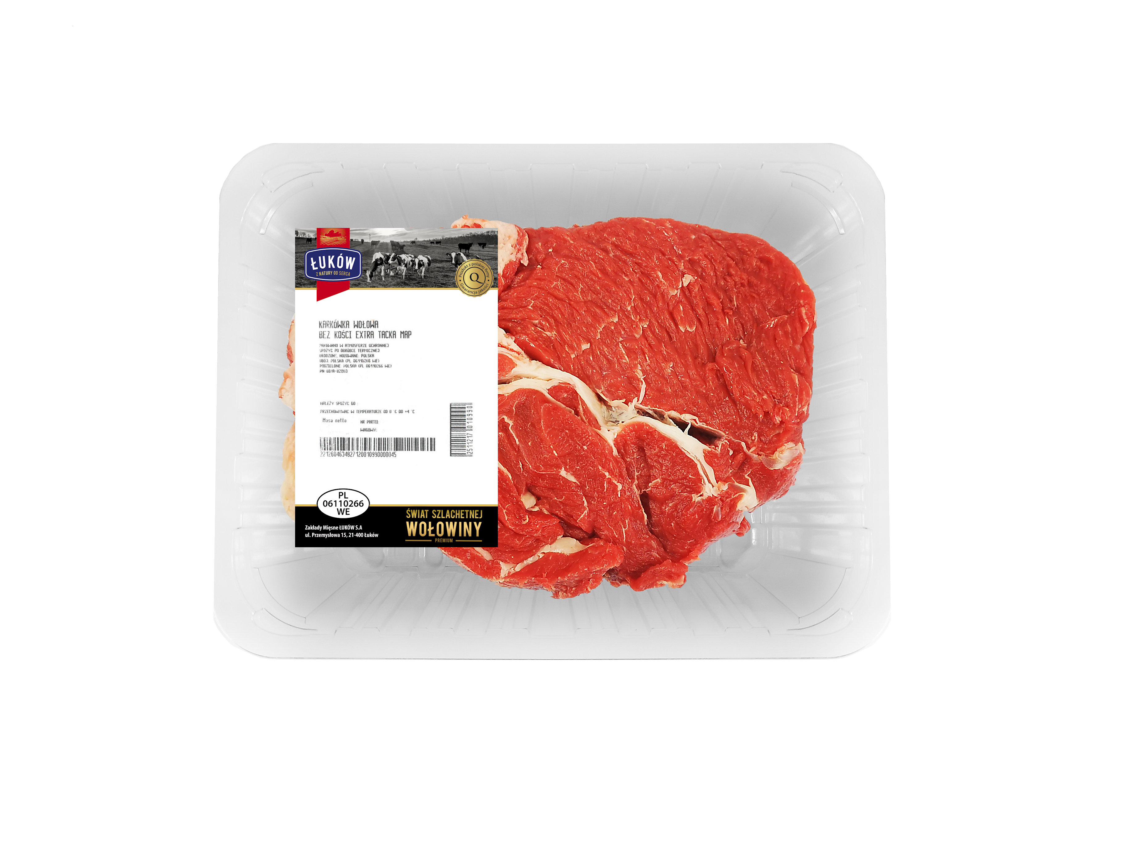 ŁUKÓW Karkówka wołowa bez kości (800g-1200g)