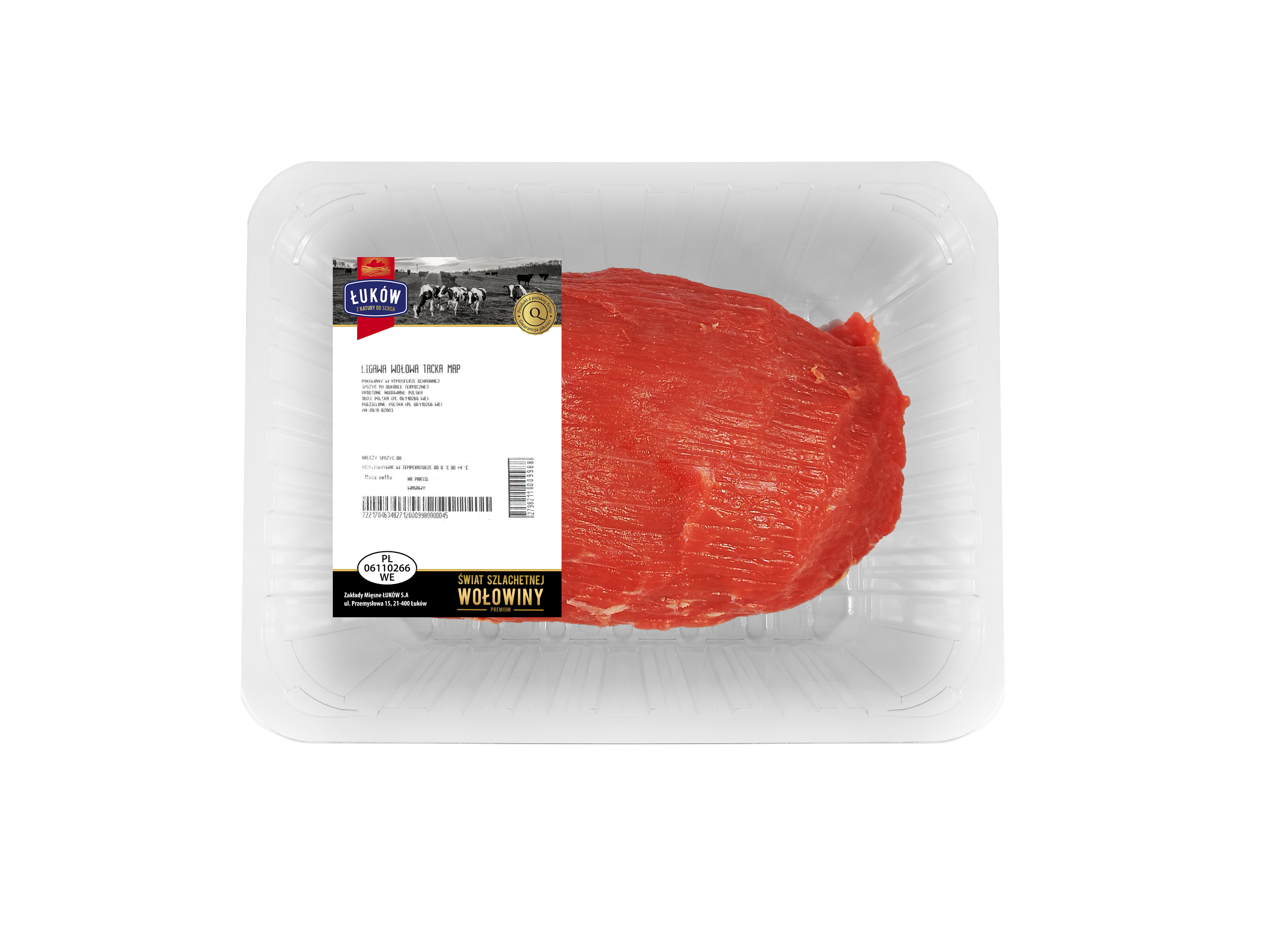 ŁUKÓW Ligawa wołowa bez kości (960g-1440g)