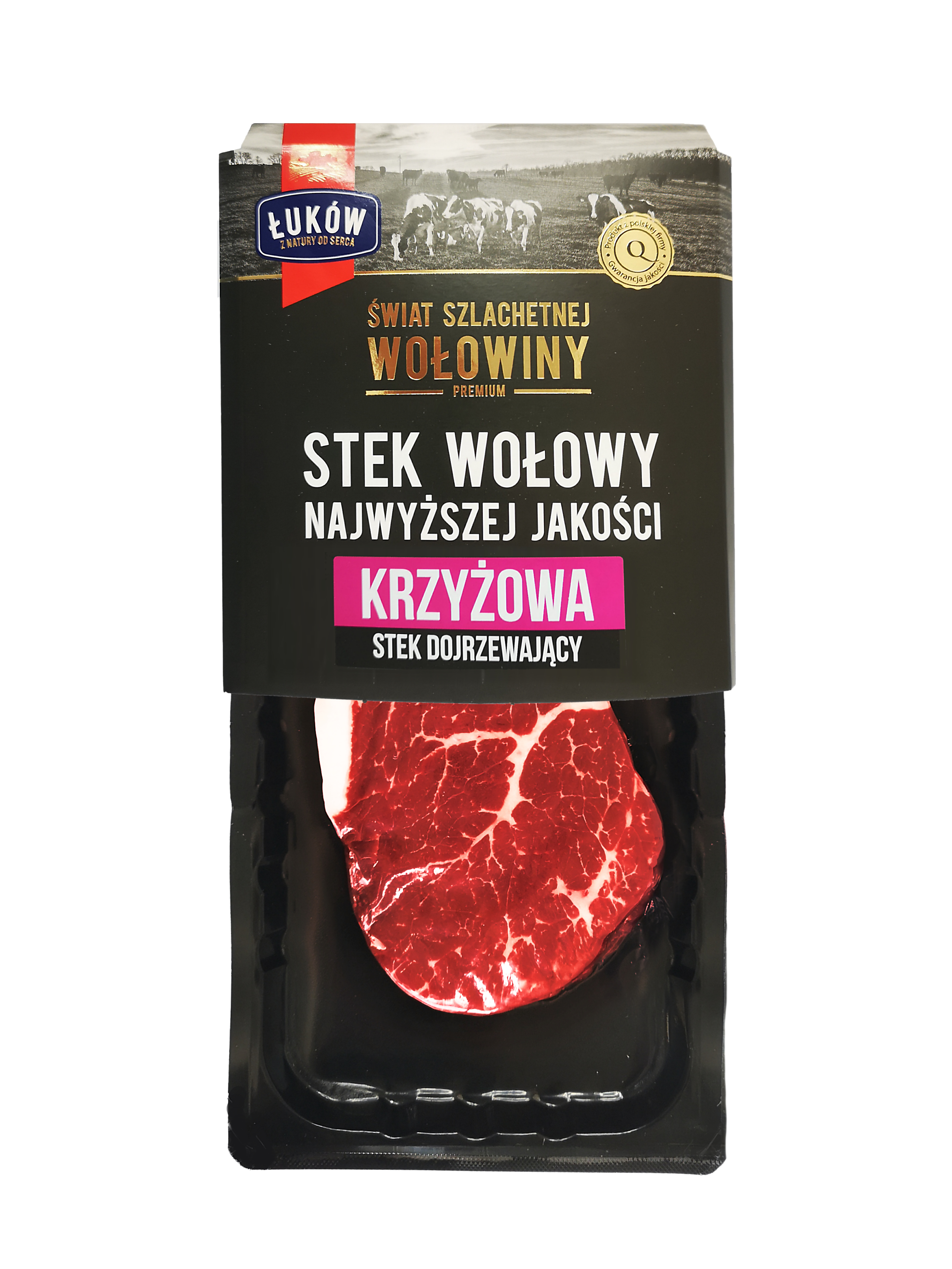 ŁUKÓW Stek wołowy z krzyżowej (200g-300g)