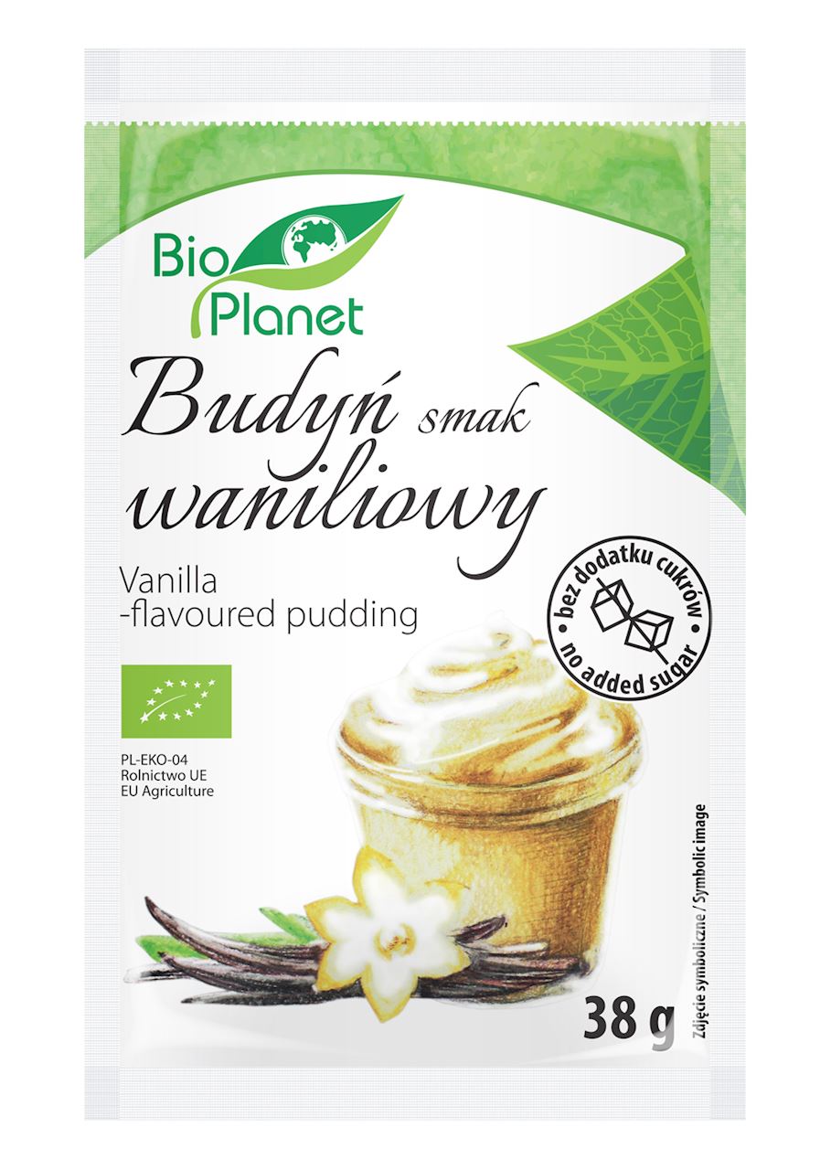 BIO PLANET Budyń o smaku waniliowym (bez cukru) BIO