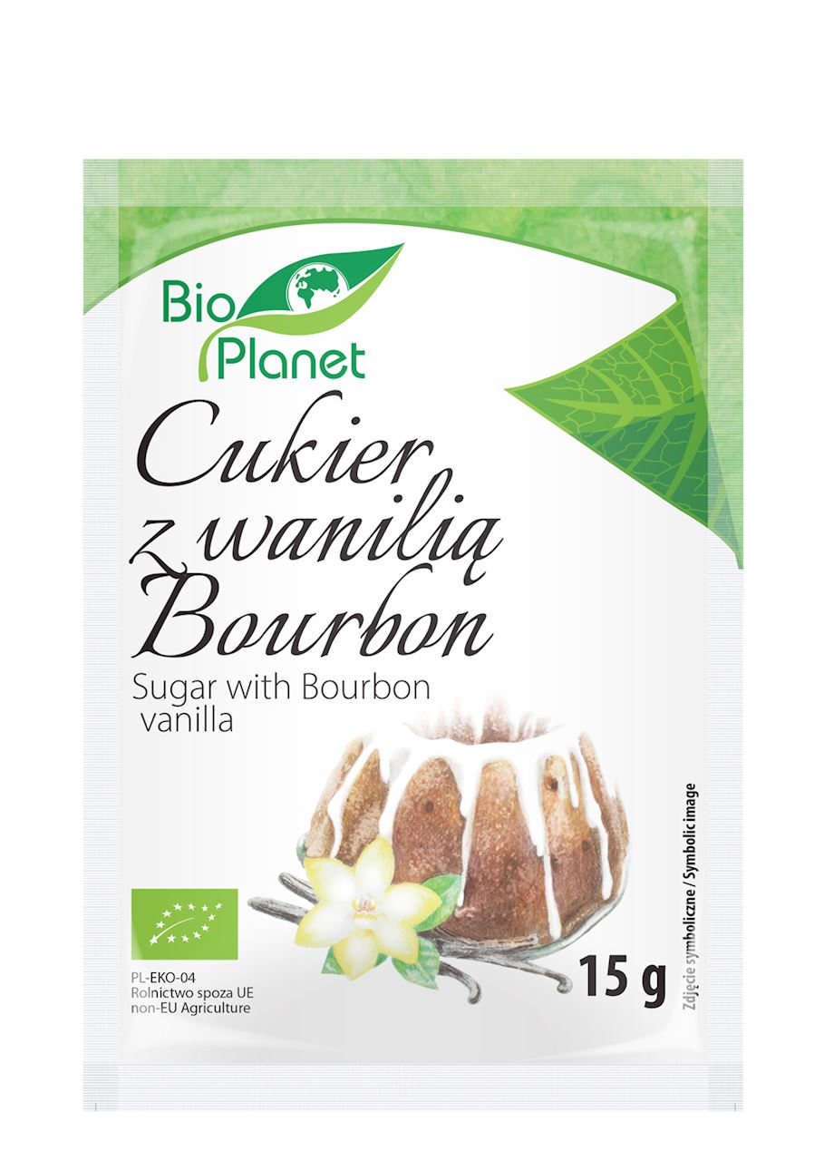 BIO PLANET Cukier z wanilią Bourbon BIO