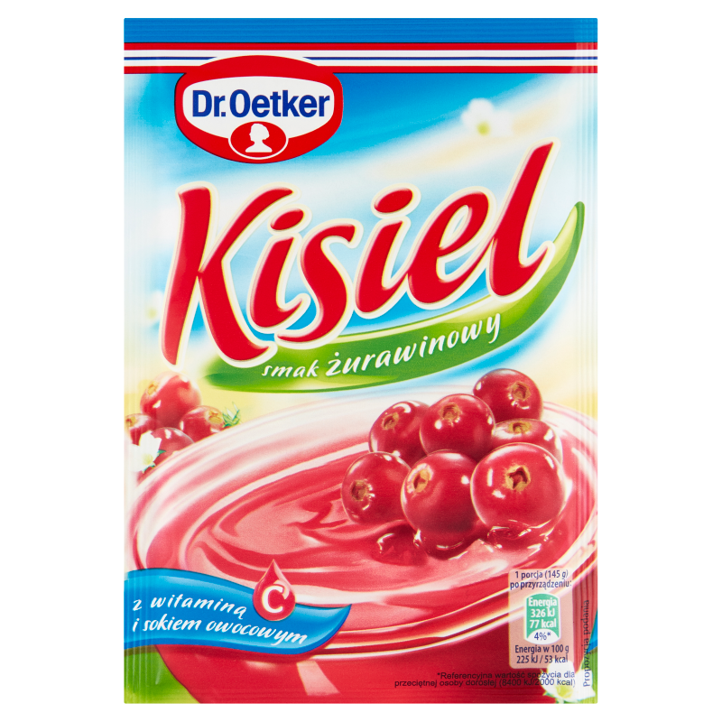 DR. OETKER Kisiel o smaku żurawinowym frisco.pl