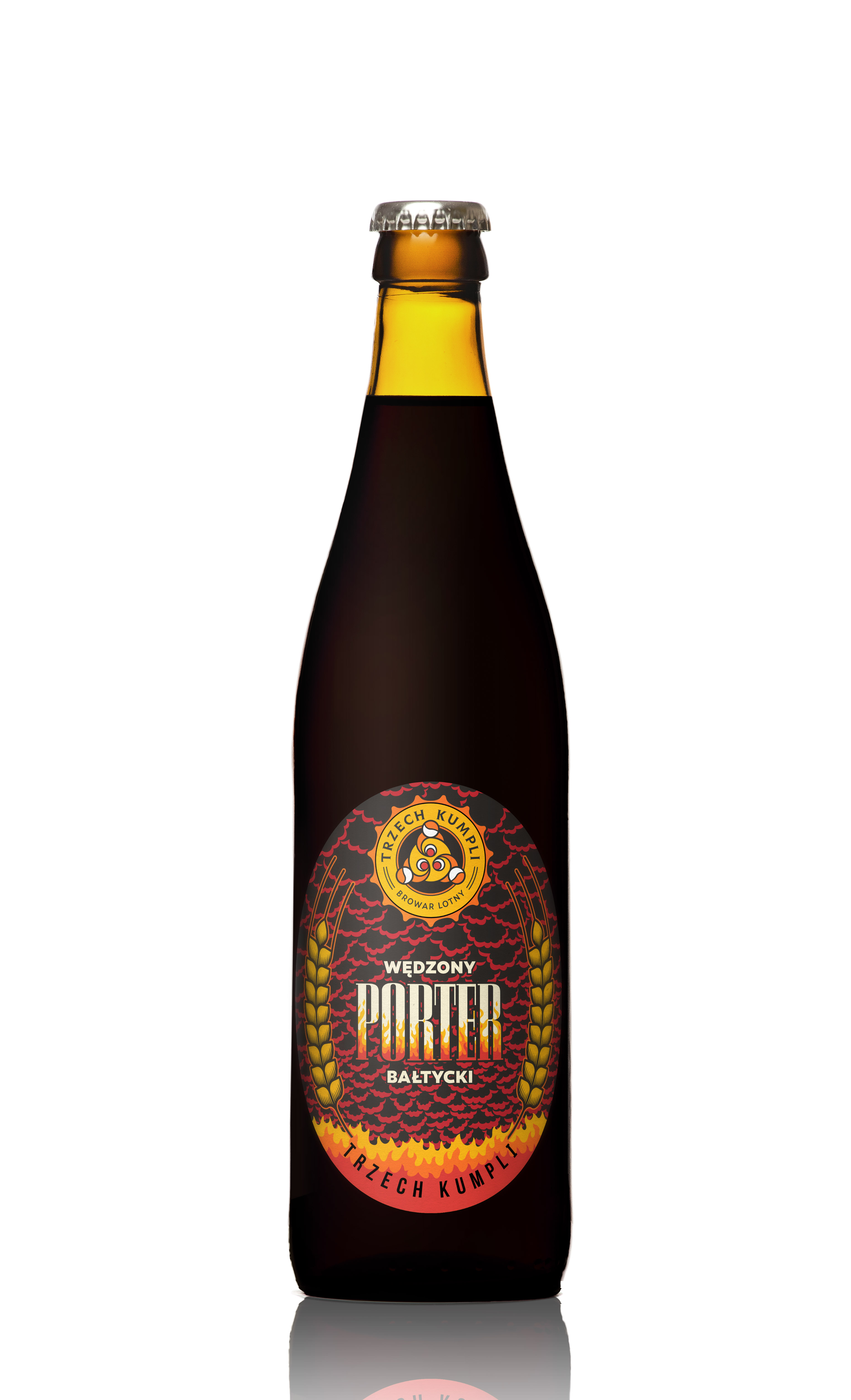 TRZECH KUMPLI Wędzony Porter Bałtycki (butelka bezzwrotna)