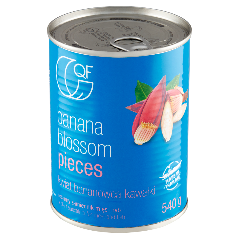 QF Kwiat bananowca - kawałki (roślinny zamiennik mięsa i ryb)