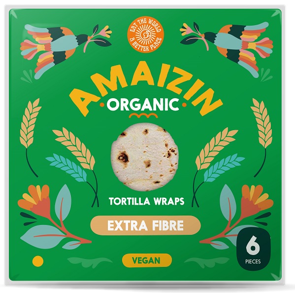 AMAIZIN Tortilla pszenna BIO (6 szt.) 20cm