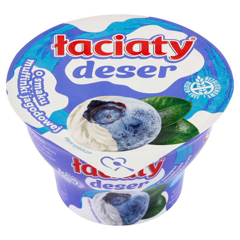 MLEKPOL Deser na bazie maślanki o smaku muffinki jagodowej frisco.pl