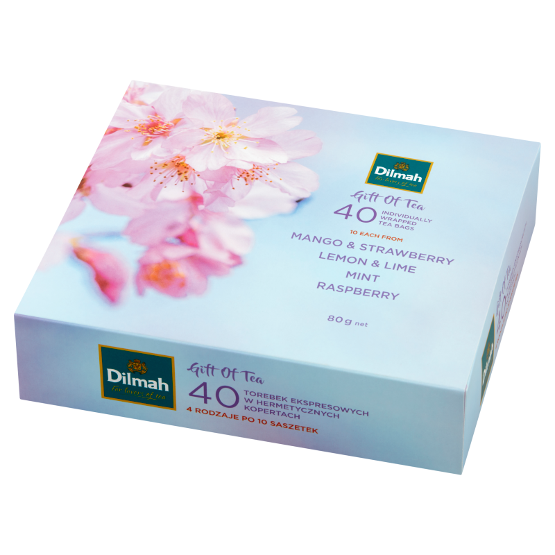 DILMAH Blossom Gift Pack - zestaw herbat 40 torebek (saszetki) frisco.pl
