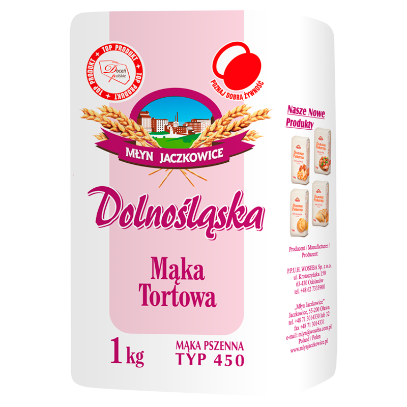 MŁYN JACZKOWICE Dolnośląska Mąka pszenna Tortowa (typ 450)