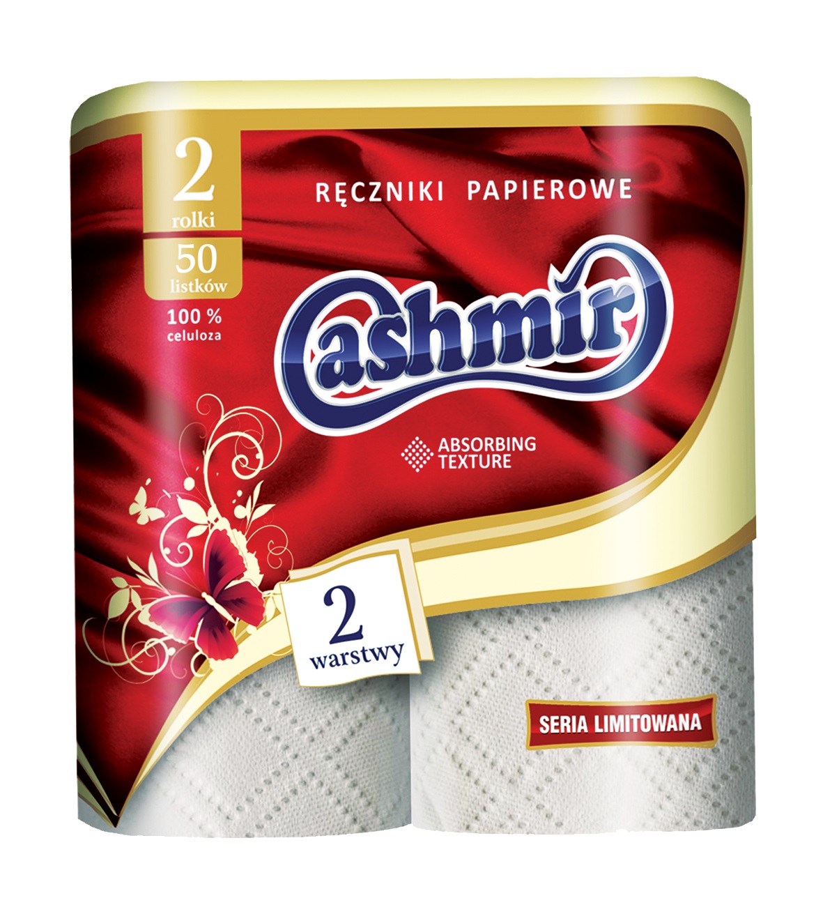 CASHMIR Ręcznik papierowy 50 listków 2 szt.