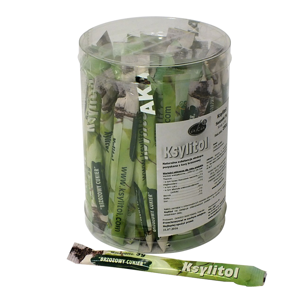 AKA Ksylitol - cukier brzozowy w saszetkach (50 x 5g)