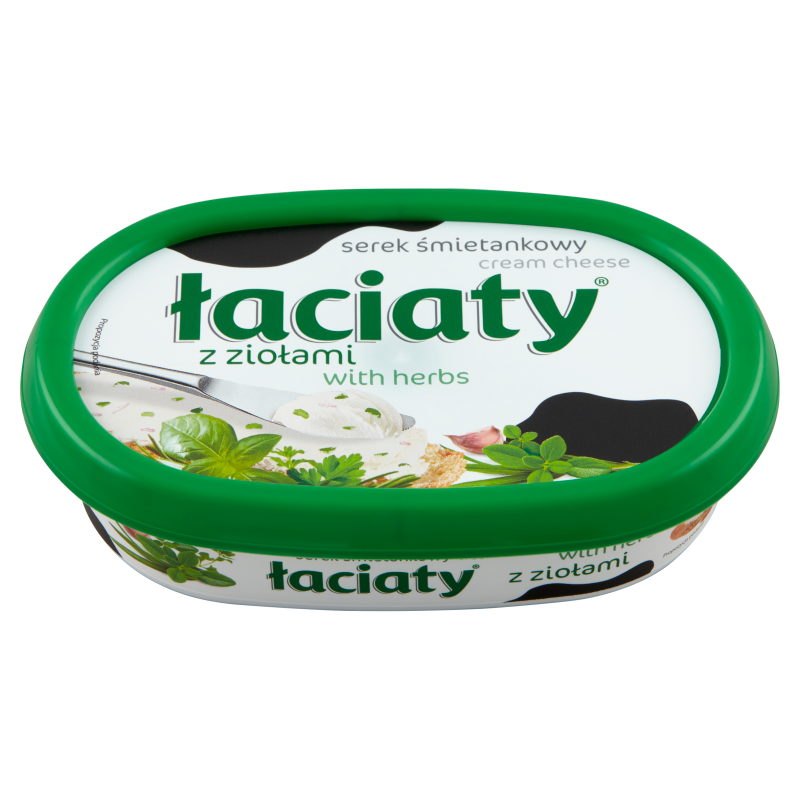 ŁACIATY Serek śmietankowy Łaciaty z ziołami frisco.pl