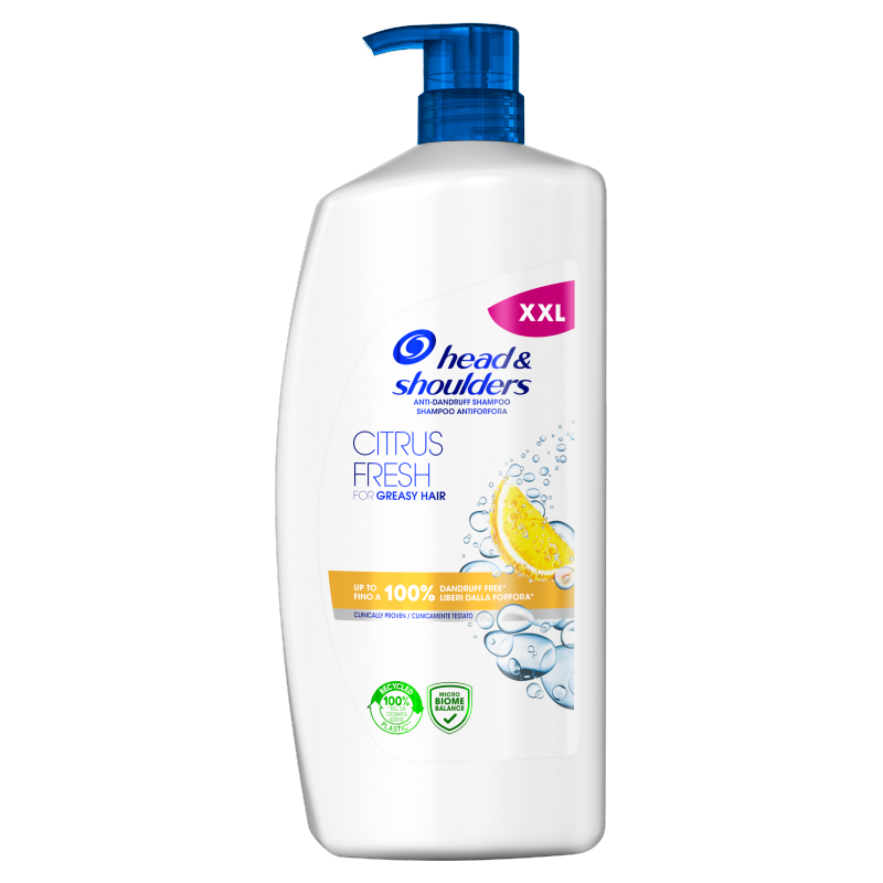 HEAD & SHOULDERS Citrus Fresh Szampon przeciwłupieżowy do włosów przetłuszczających się