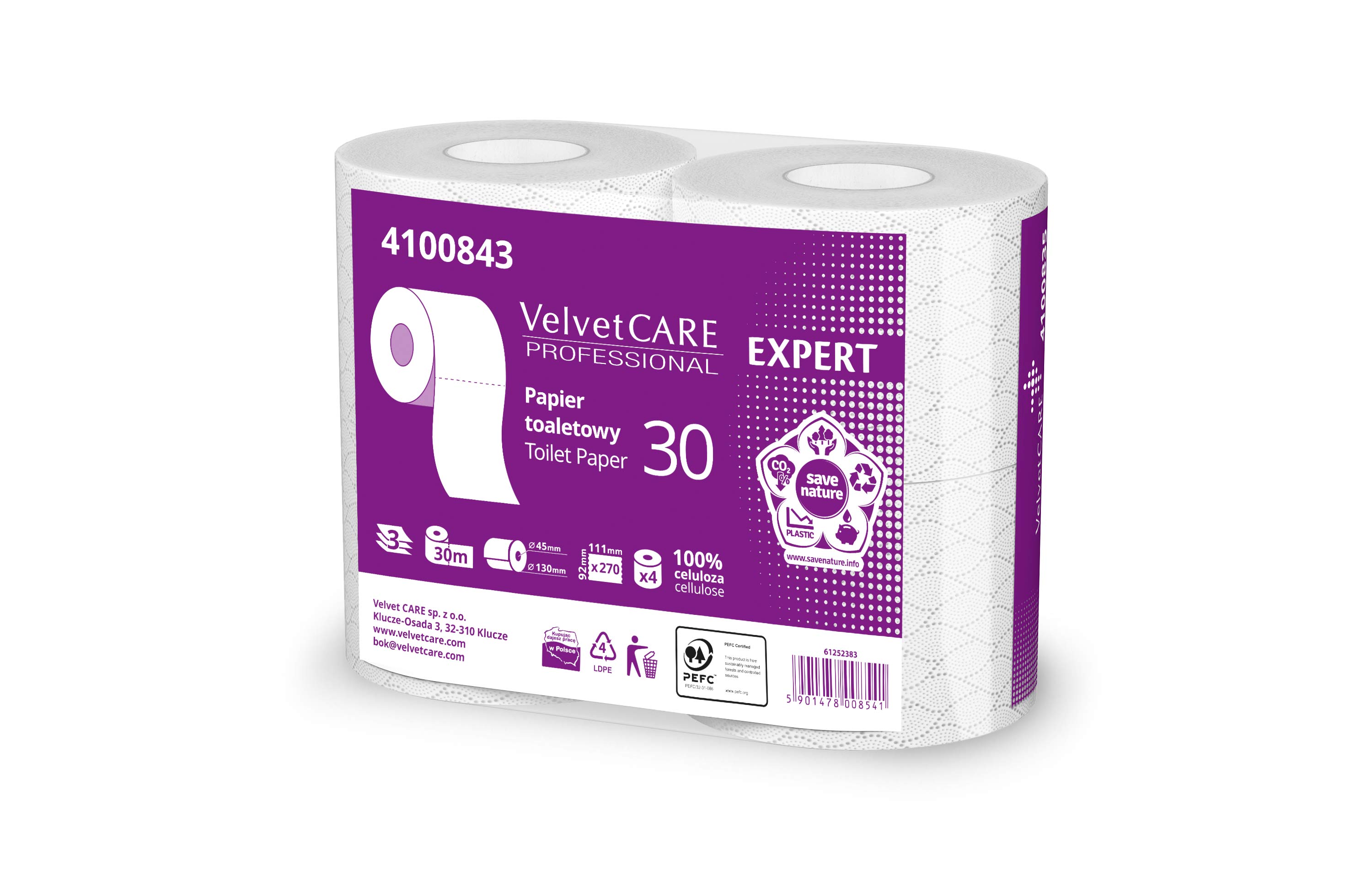 VELVET Care Professional Expert Papier toaletowy 4 szt.