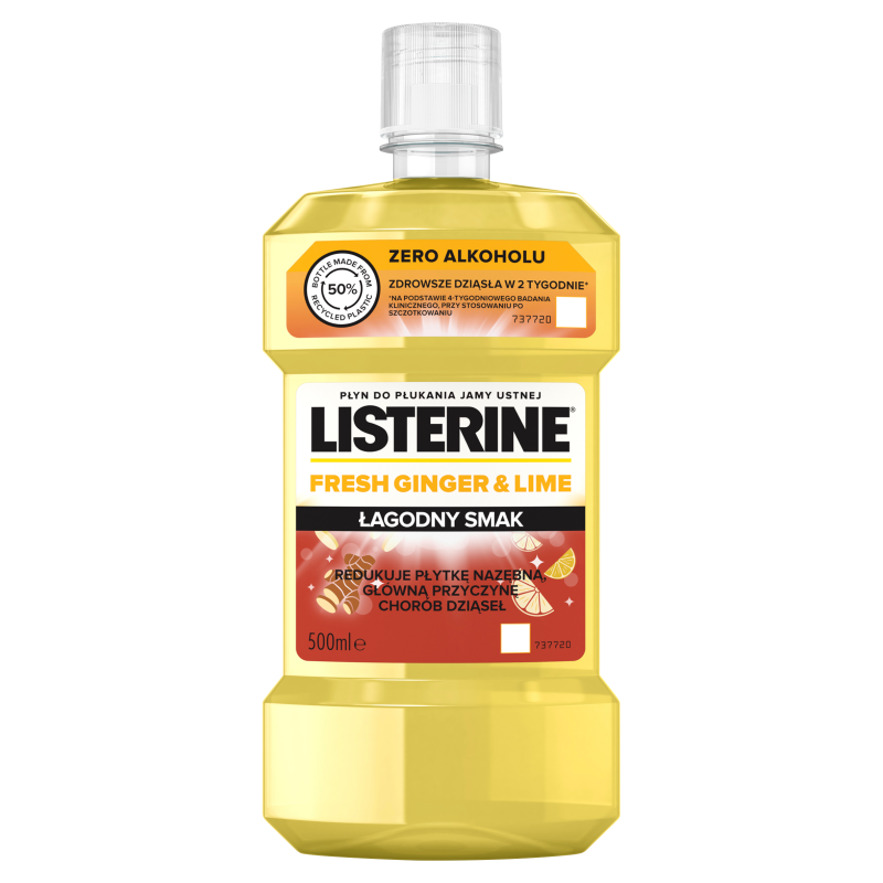LISTERINE Płyn do płukania jamy ustnej Ginger&Lime frisco.pl
