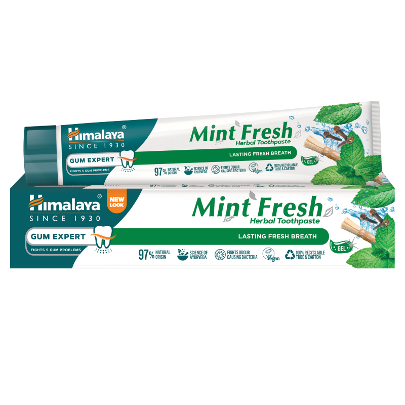 HIMALAYA Ziołowa pasta na zdrowe dziąsła i świeży oddech Mint Fresh frisco.pl