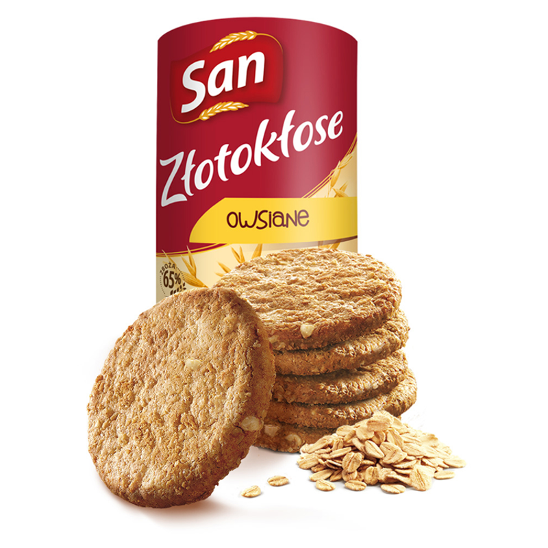 SAN Złotokłose Ciastka owsiane