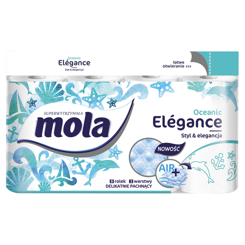 MOLA ELEGANCE Oceanic Papier toaletowy 8 rolek