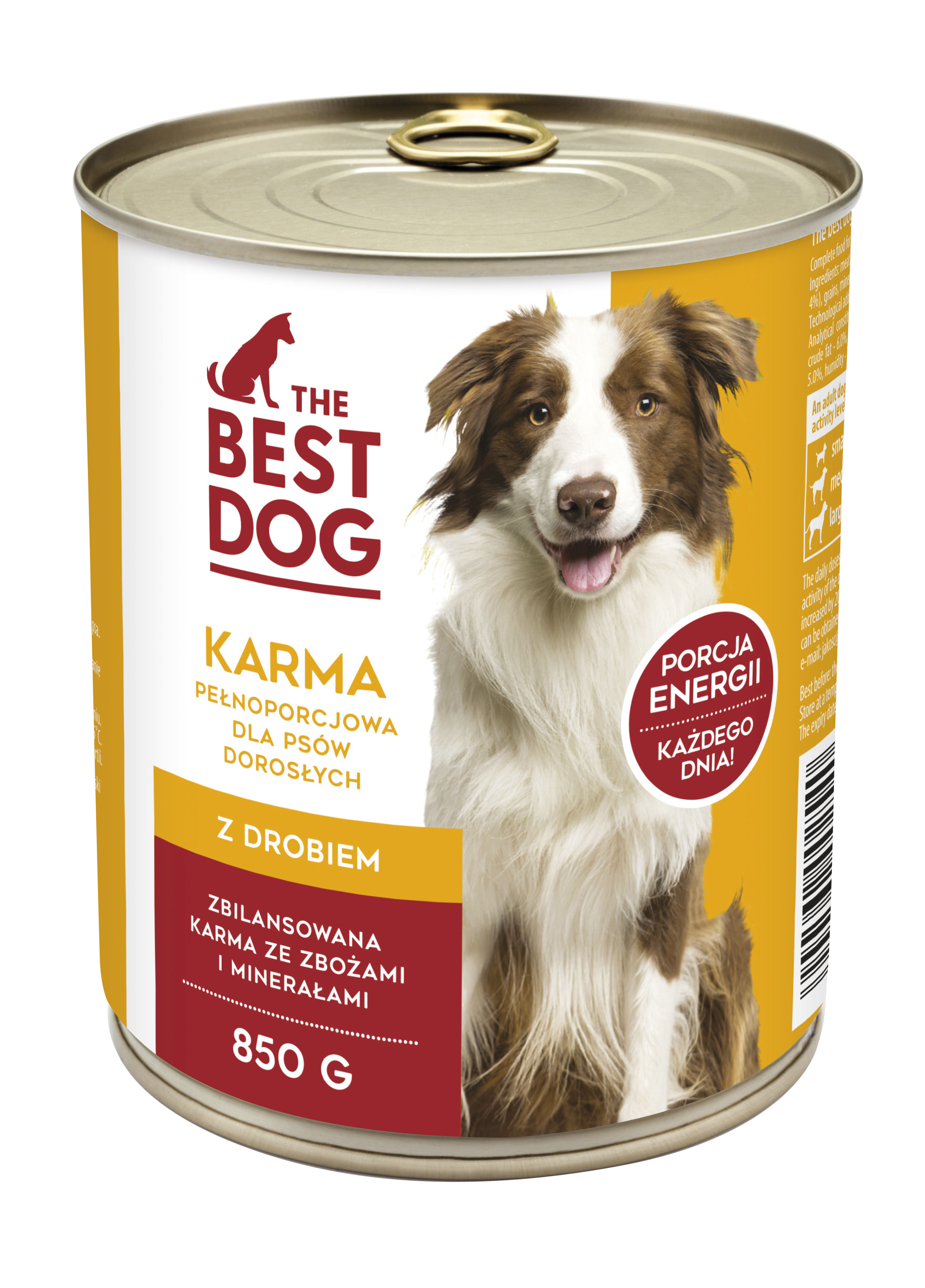 THE BEST DOG Karma dla psa z drobiem