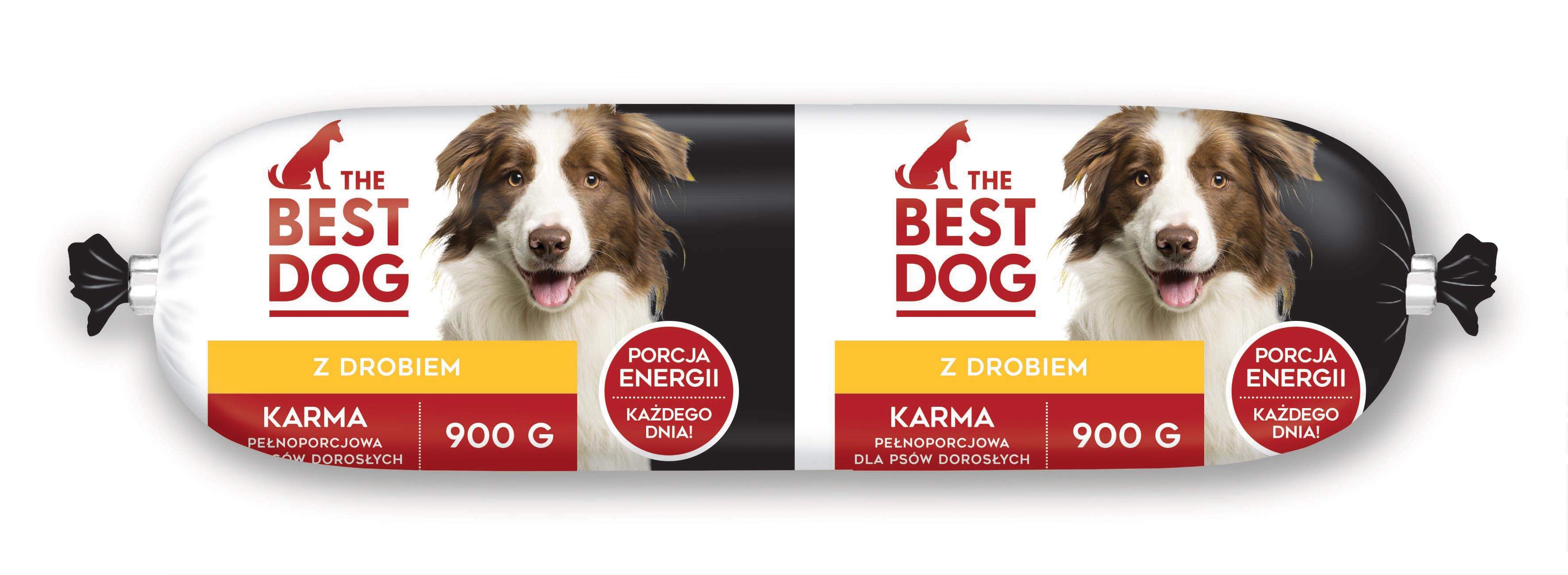 THE BEST DOG Karma dla psa z drobiem w batonie