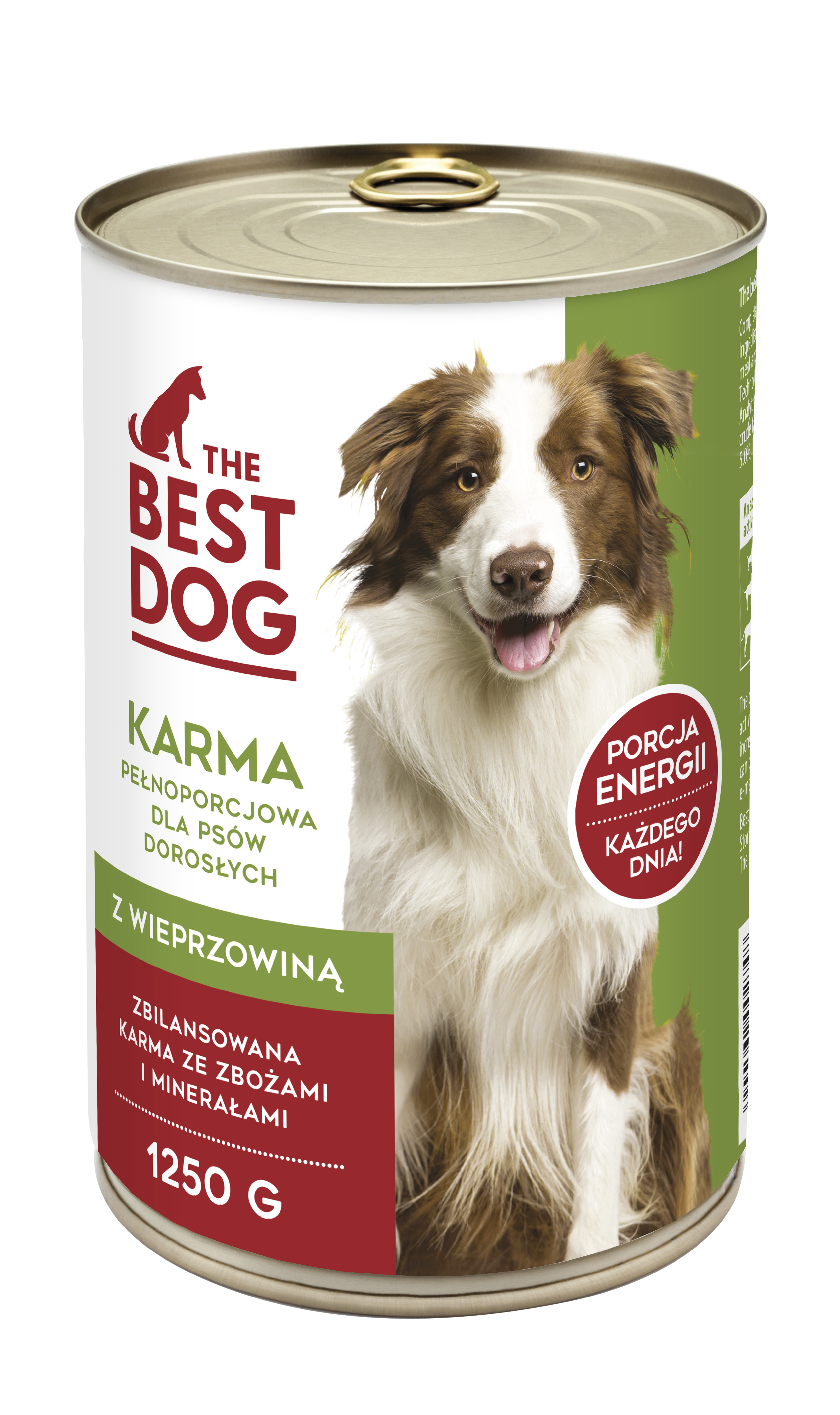 THE BEST DOG Karma dla psa z wieprzowiną