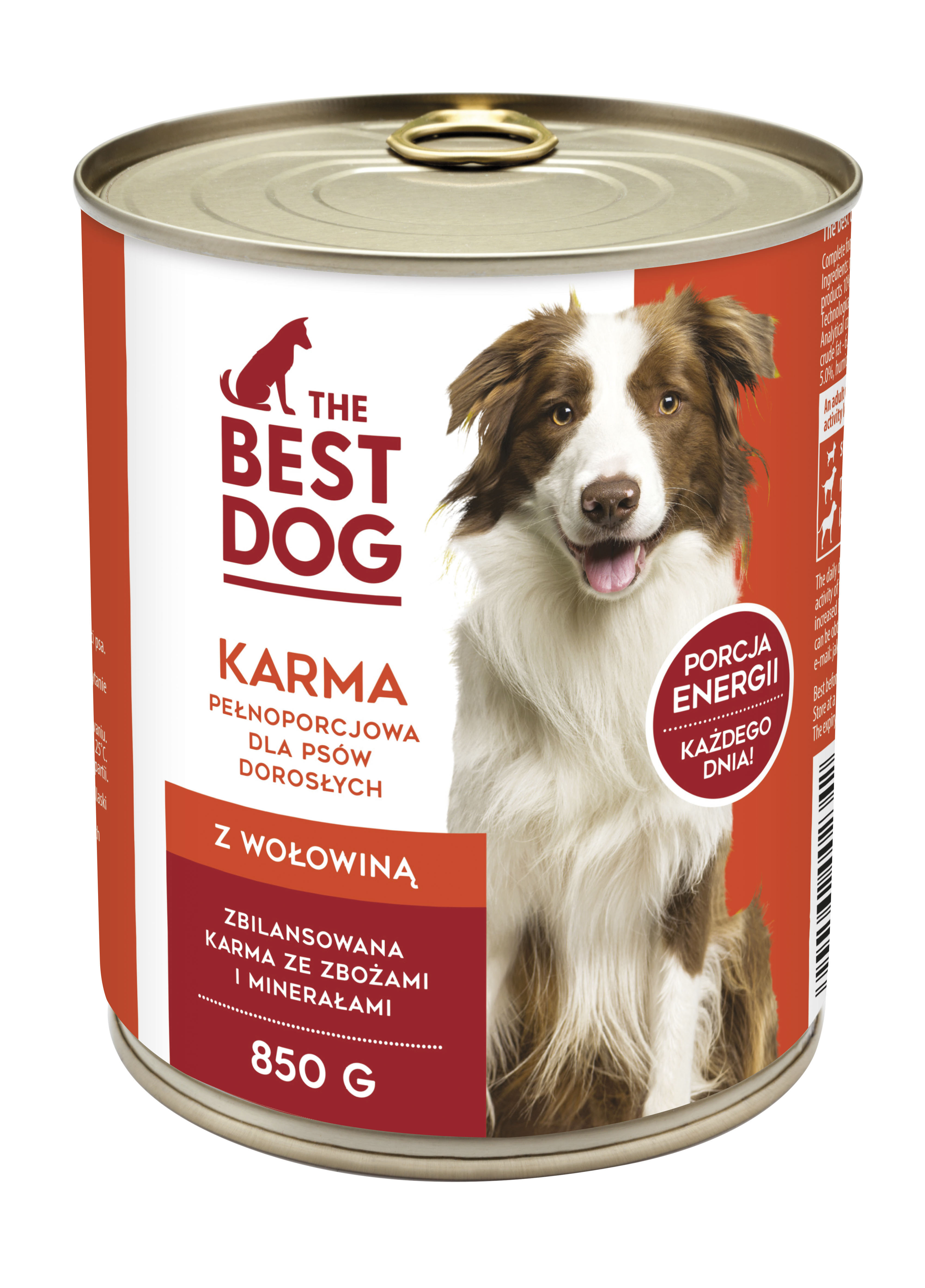THE BEST DOG Karma dla psa z wołowiną