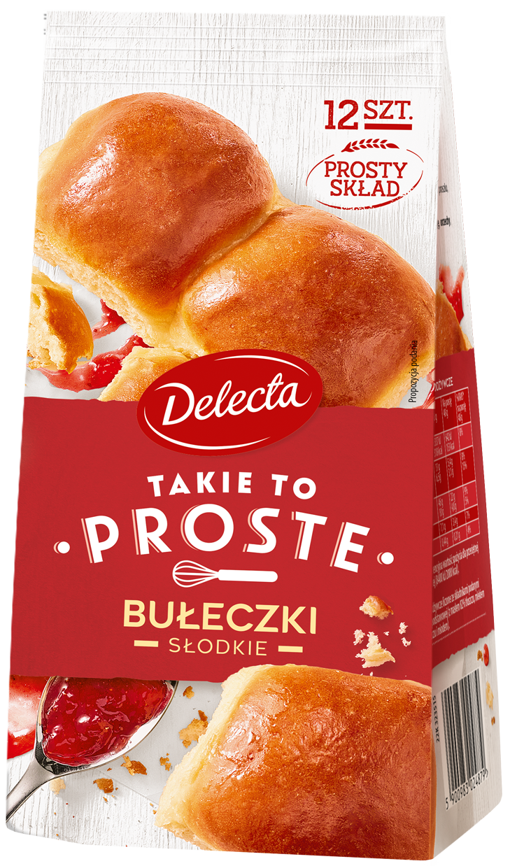 DELECTA Bułeczki słodkie - mieszanka do wypieku (12 szt.)