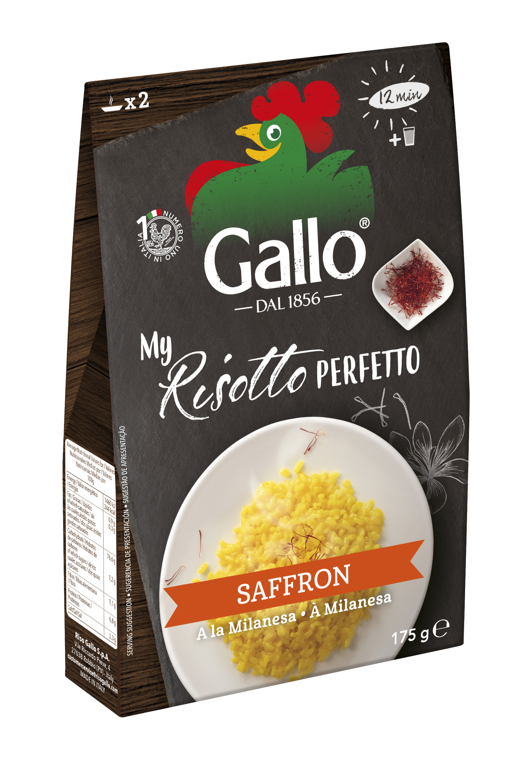 RISO GALLO Risotto Milanese z dodatkiem szafranu
