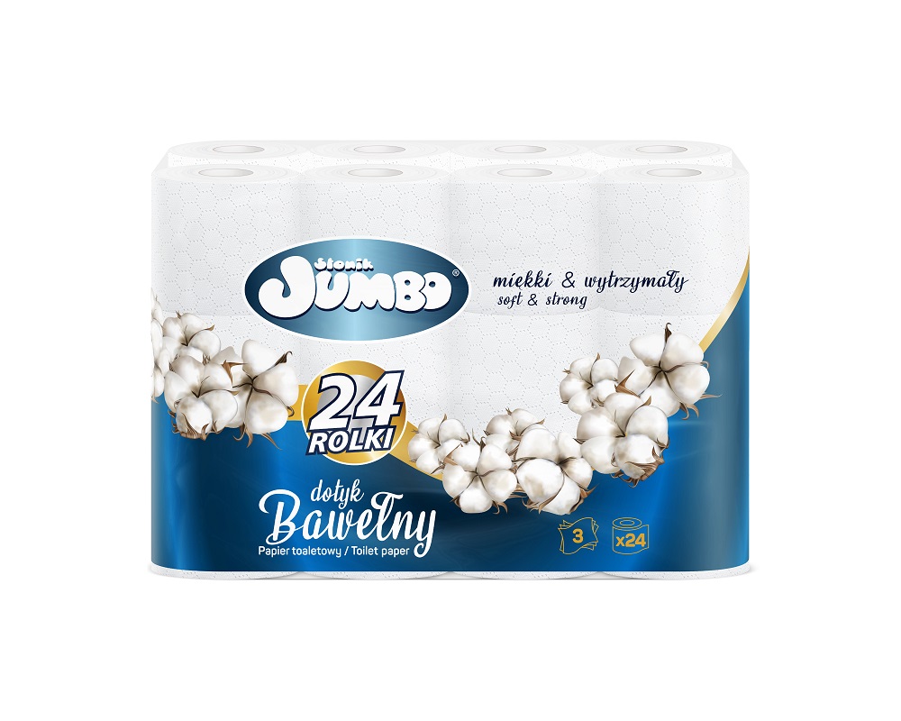 SŁONIK JUMBO Papier toaletowy 24 szt.