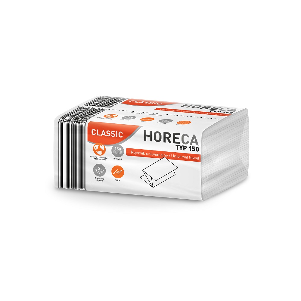 HORECA CLASSIC Ręcznik papierowy składany 2-warstwowy 150 listków