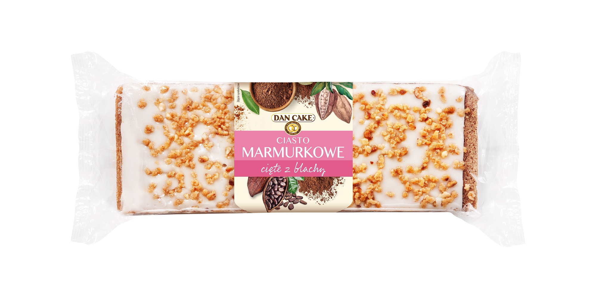 DAN CAKE Ciasto marmurkowe cięte z blachy