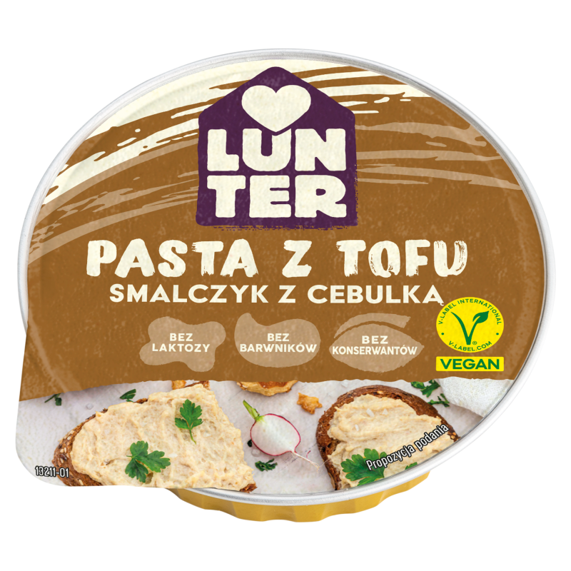 LUNTER Smalczyk roślinny z tofu z cebulką