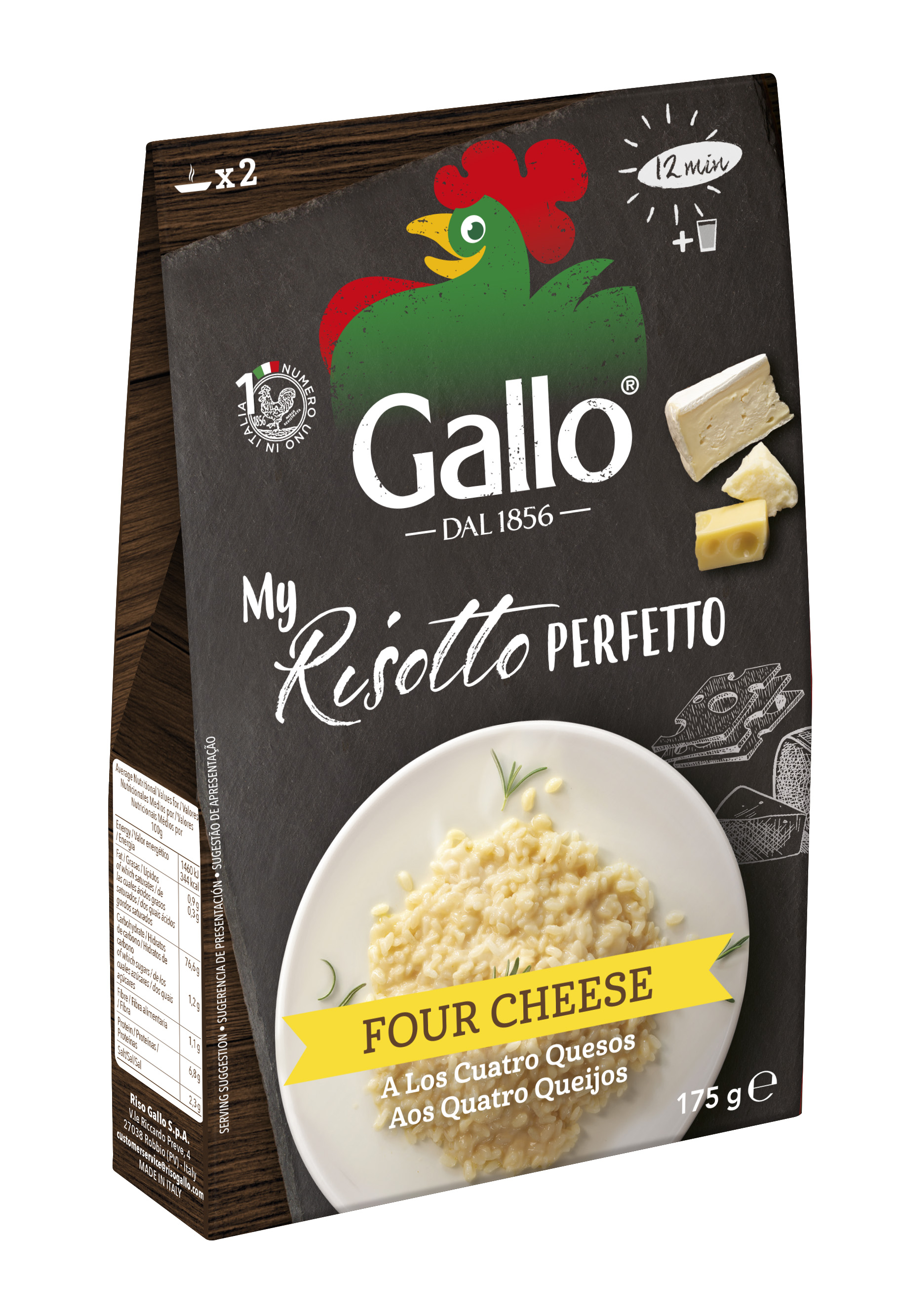 RISO GALLO Risotto 4 sery