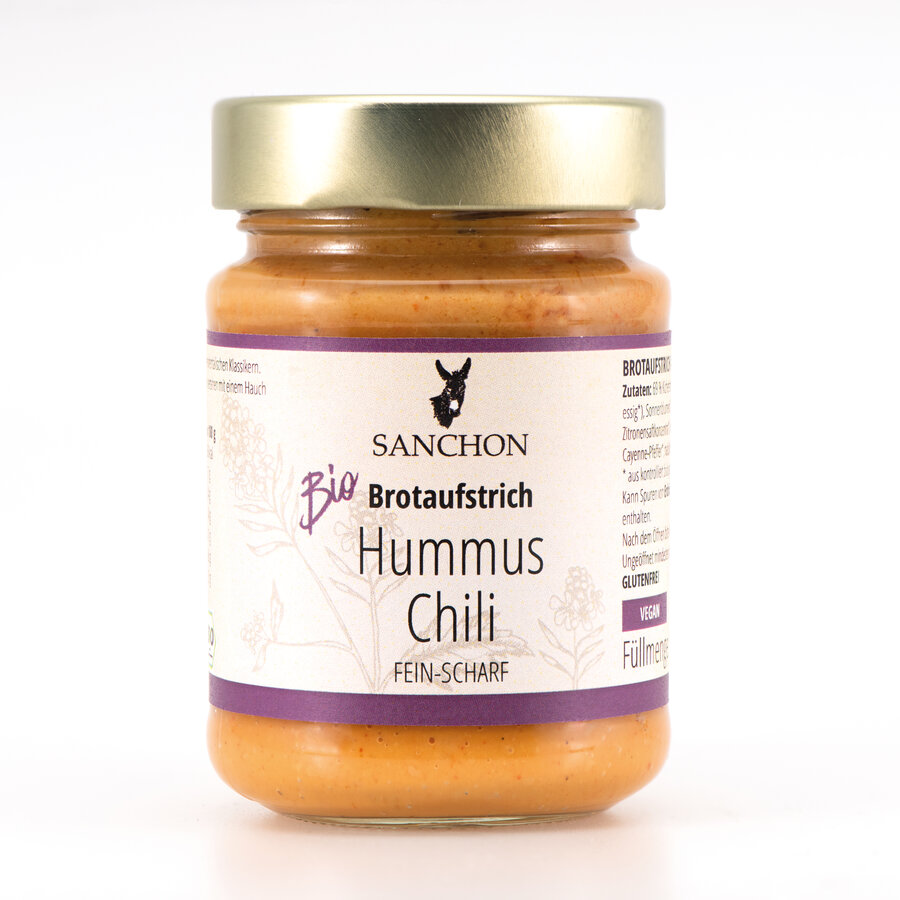 SANCHON Hummus z chili BIO