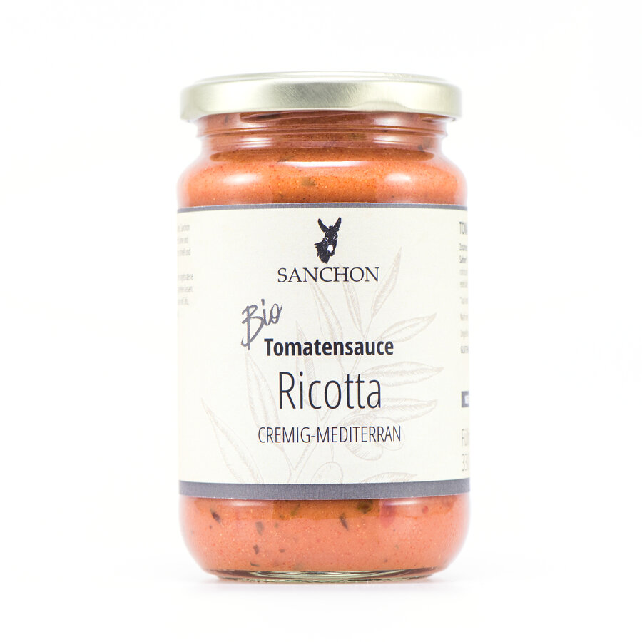 SANCHON Sos pomidorowy z serem ricotta BIO