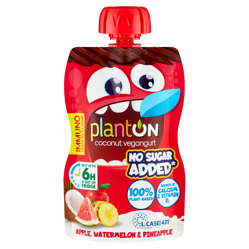 PLANTON Produkt kokosowy o smaku jabłka, arbuza i ananasa (saszetka)