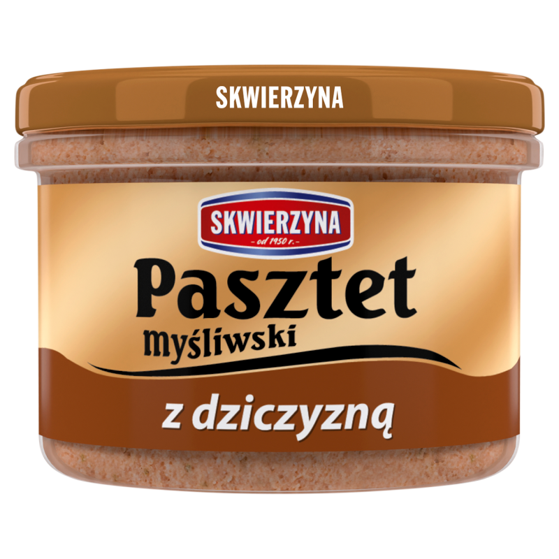 SKWIERZYNA Pasztet myśliwski z dziczyzną w słoiku frisco.pl