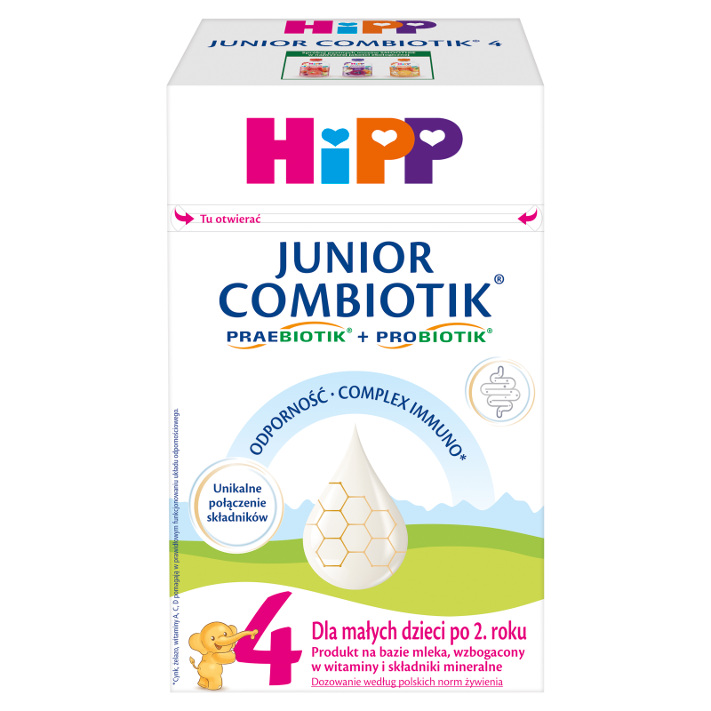 HIPP COMBIOTIK 4 Junior mleko dla dzieci po 2. roku