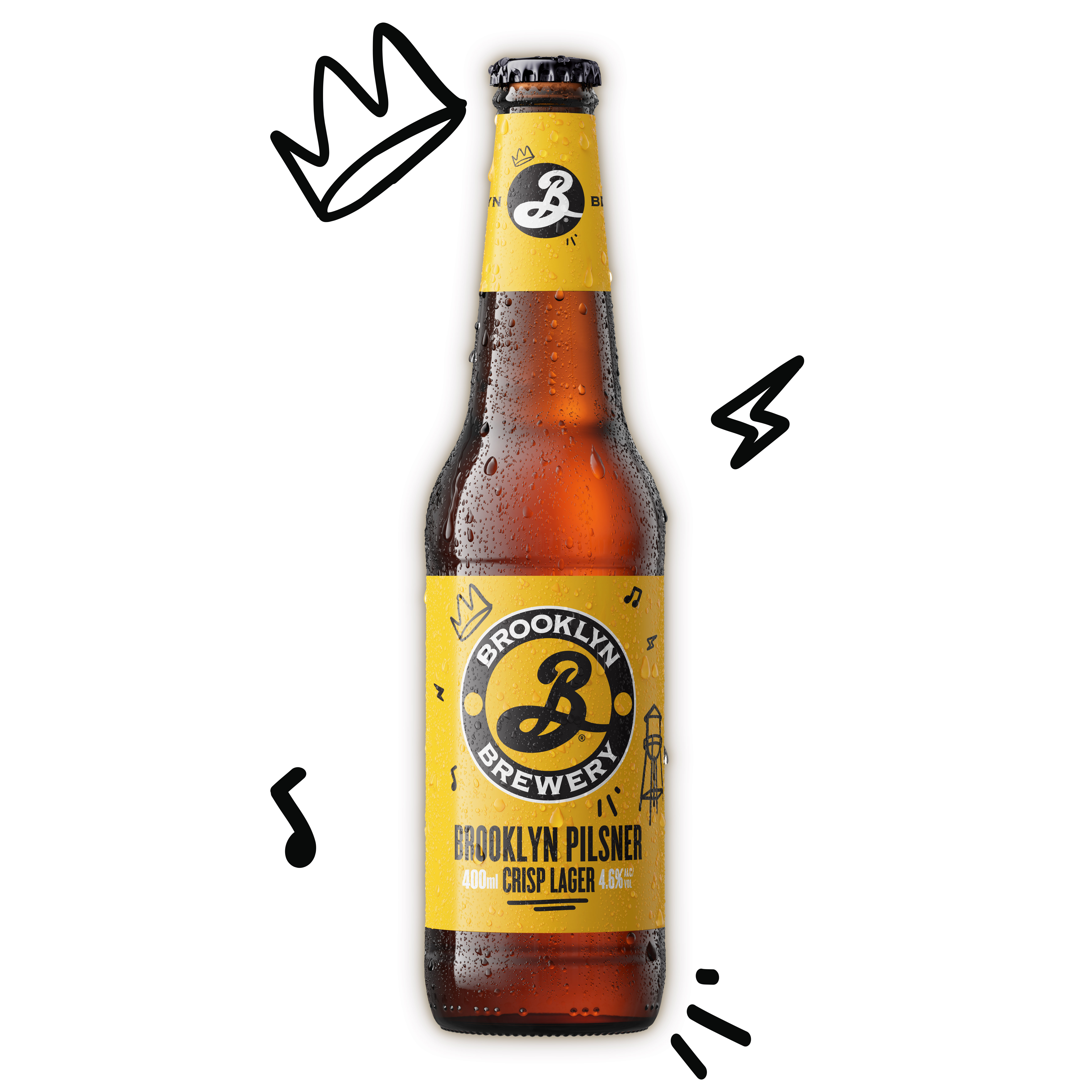 BROOKLYN BREWERY Crisp Lager Piwo (butelka bezzwrotna)