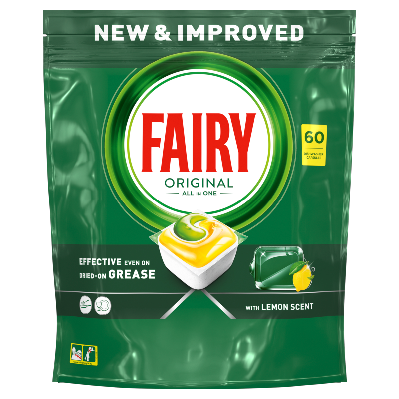 FAIRY Original All In One Tabletki do zmywarki Cytrynowe 60 szt. frisco.pl