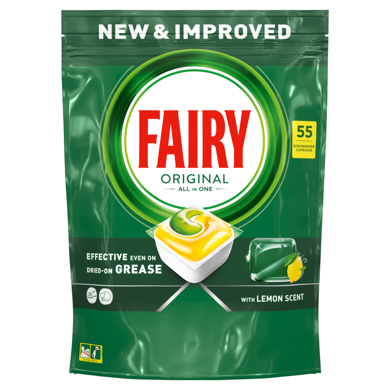 FAIRY Original All In One Tabletki do zmywarki Cytrynowe 55 szt. frisco.pl