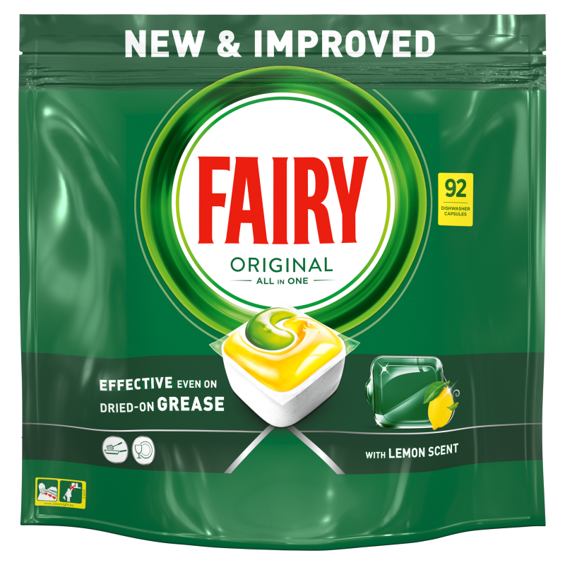 FAIRY Original All In One Tabletki do zmywarki Cytrynowe 92 szt. frisco.pl