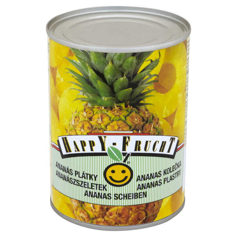 HAPPY FRUCHT Ananas plastry